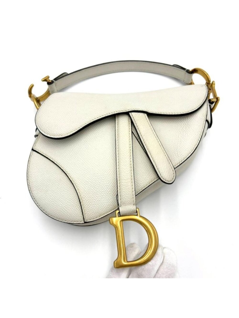 Dior Saddle Bag Gray Neckoff White - Picture 2 of 15